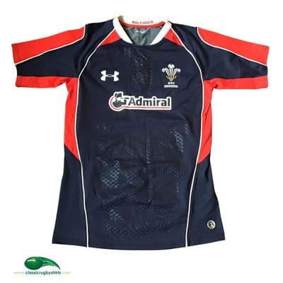2010 2011 Wales Away Player Fit Rugby Union Shirt 2XL