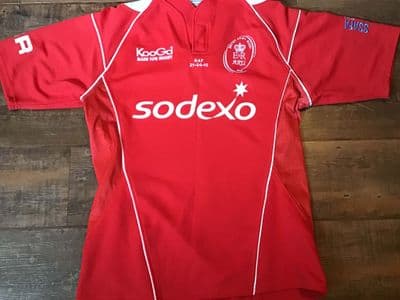 2010 British Army v RAF Player Issue Rugby Union Shirt Large