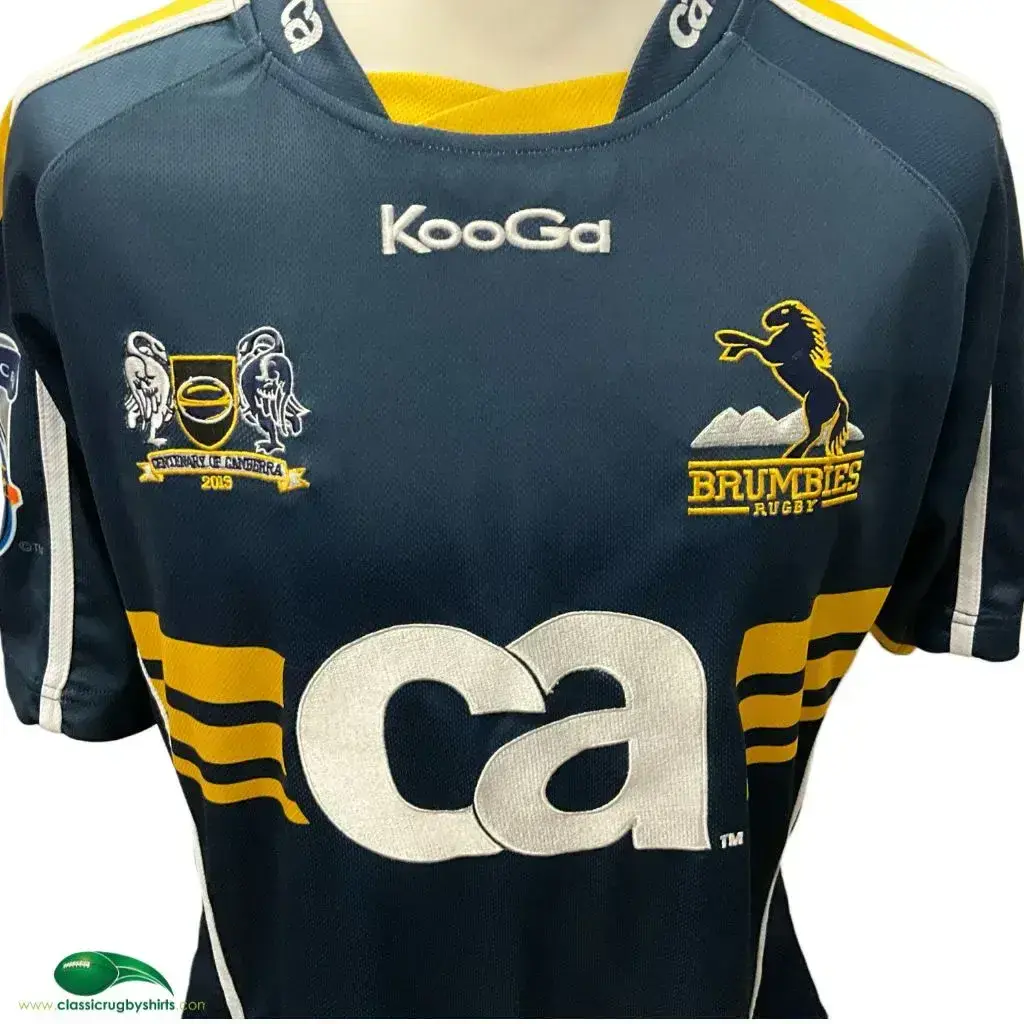 KooGa Brumbies ラグビー　ユニフォーム　シャツ 2010 Brumbies Vintage Rugby Shirts Old Retro Jerseys