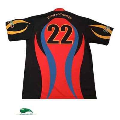 2010 Pantyffynnon No 22 Centenary Rugby Union Shirt Large