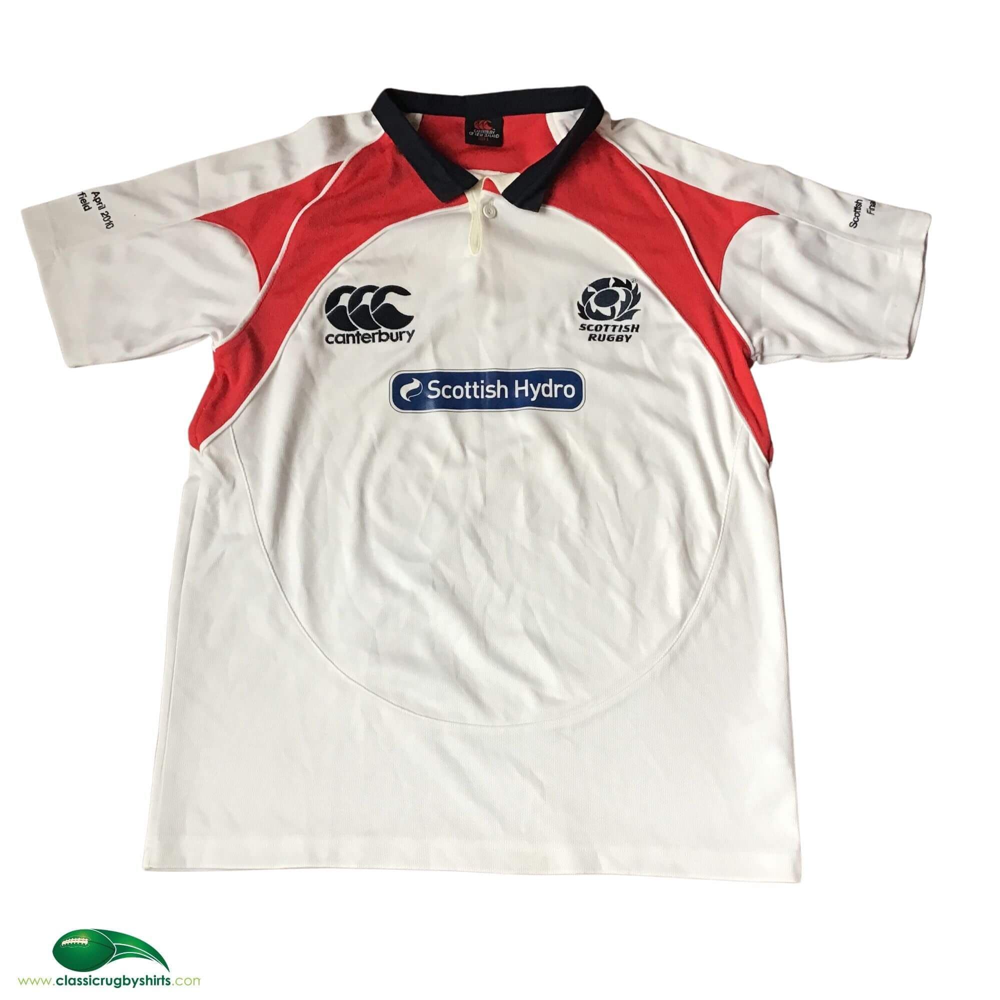 Maillot De Rugby Vintage Ecosse Domicile 2010 - Taille S, Homme