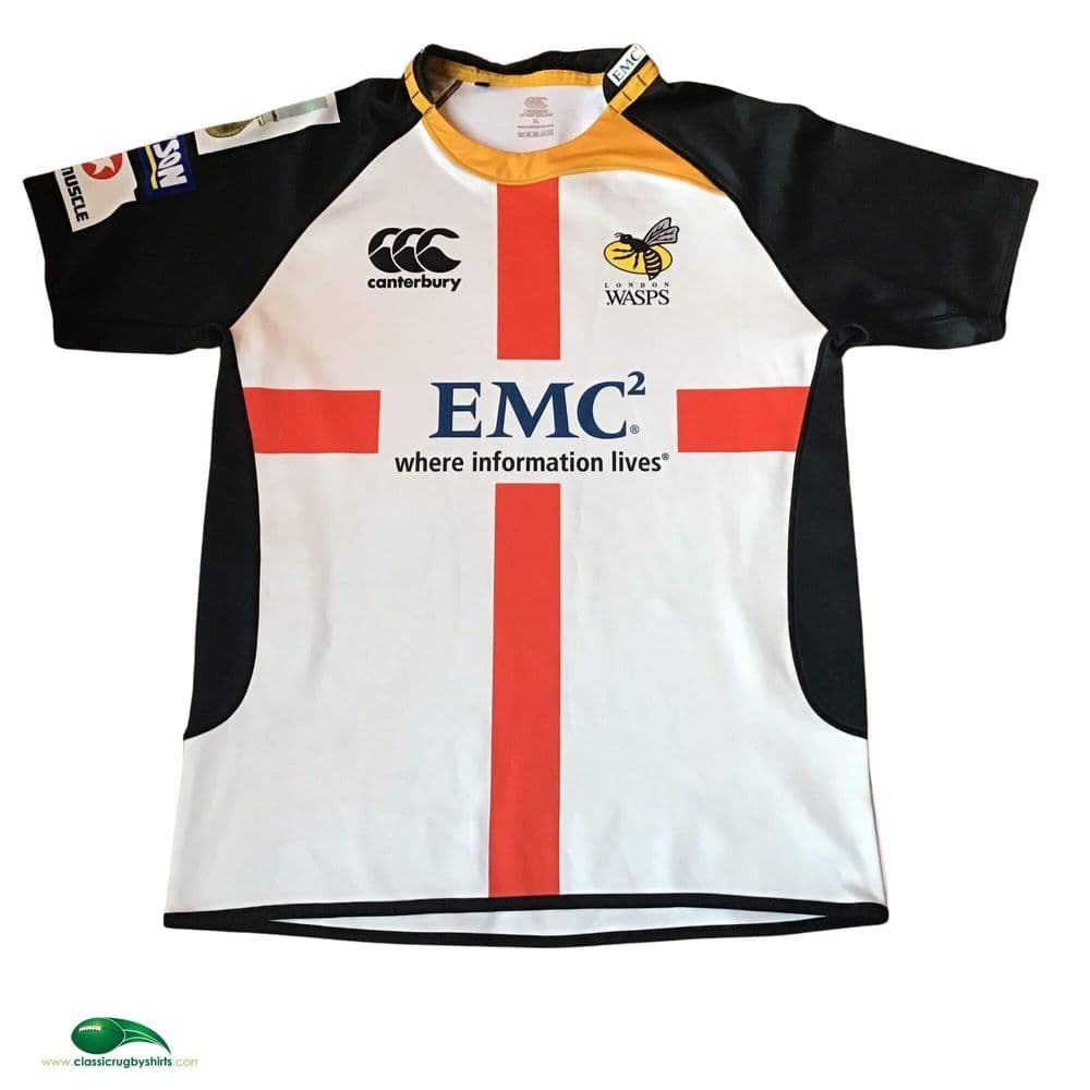 2010 Wasps St Day Vintage Old Retro Jerseys Classic Rugby Shirts