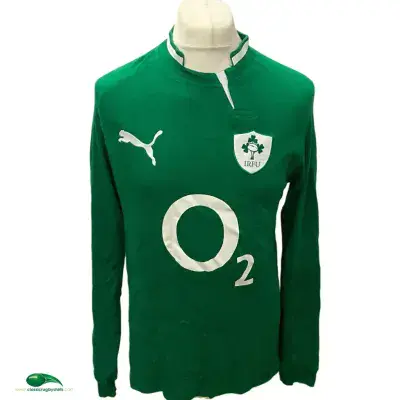 2011 2012 Ireland L/s Rugby Union Shirt Medium