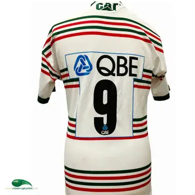 2011 2012 Leicester Tigers No 9 Player Issue Rugby Union Away Shirt Medium