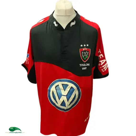 2011/12 Toulon Rugby Shirt | Old Official Burrda Sport Jersey - Vintage Classic Rugby Shirts
