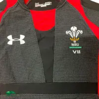 2011 2012 Wales Sevens Rugby Shirt - Old Under Armour 7s Jersey