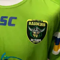 2011 Canberra Raiders 30 Years Vintage Old RL Rugby Jerseys