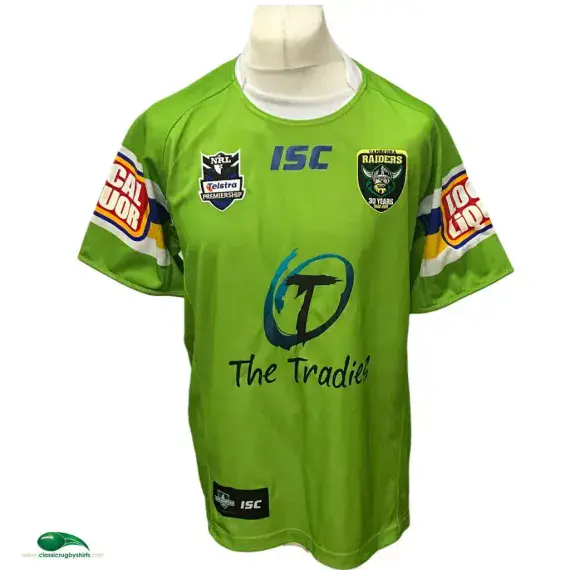 2011 Canberra Raiders 30 Years Vintage Old RL Rugby Jerseys