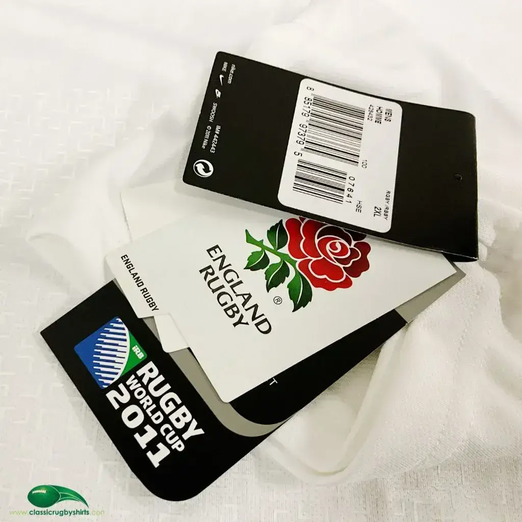 Veste Maillot Hymne England Angleterre Coupe du Monde Rugby 2011 RWC Nike - Vêtements
