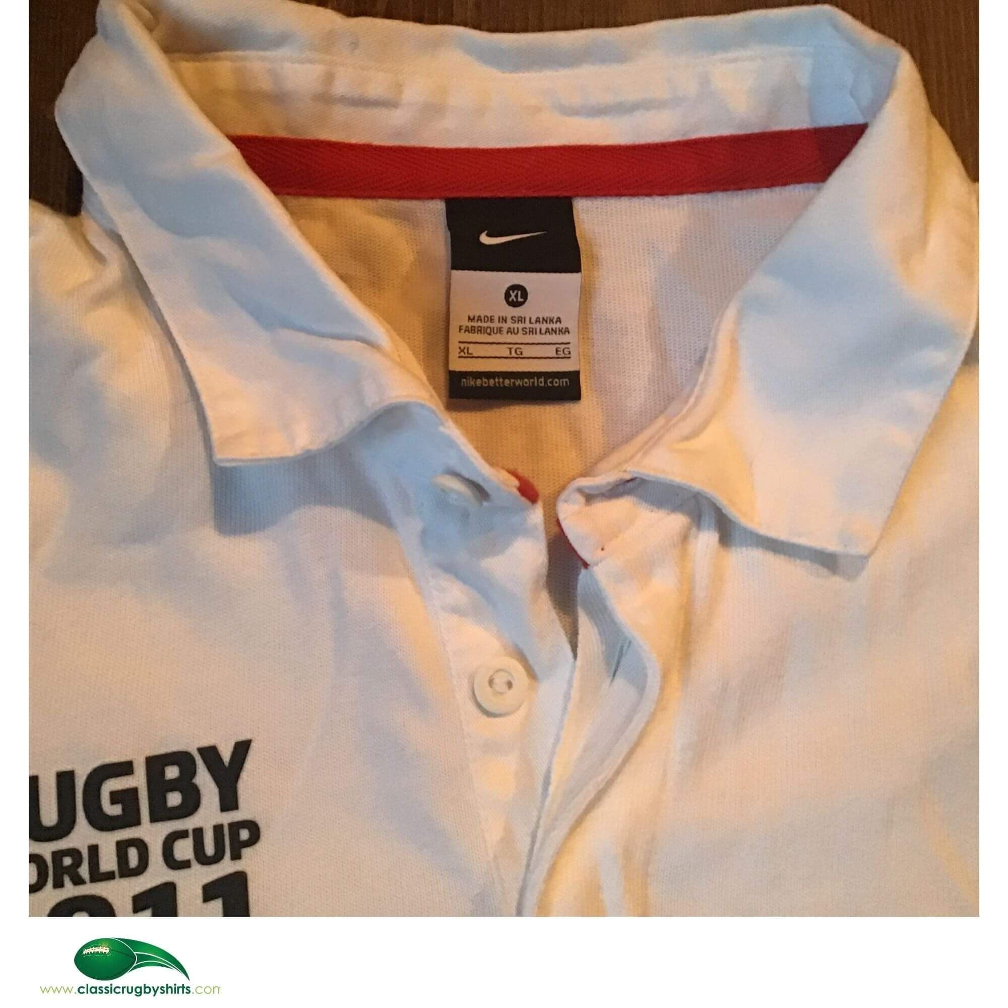Maillot De Rugby World Cup 2011 Vert Canterbury XL Coupe Monde Vintage