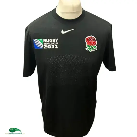 2011 England RWC Rugby Shirt | Old Official Nike Jersey