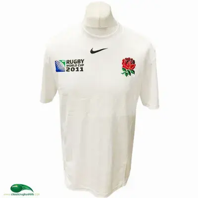 2011 England World Cup Rugby Shirt Medium