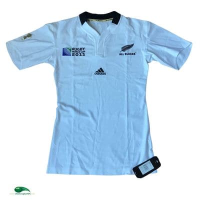 2011 New Zealand BNWT World Cup Player Rugby Union Away Shirt Medium