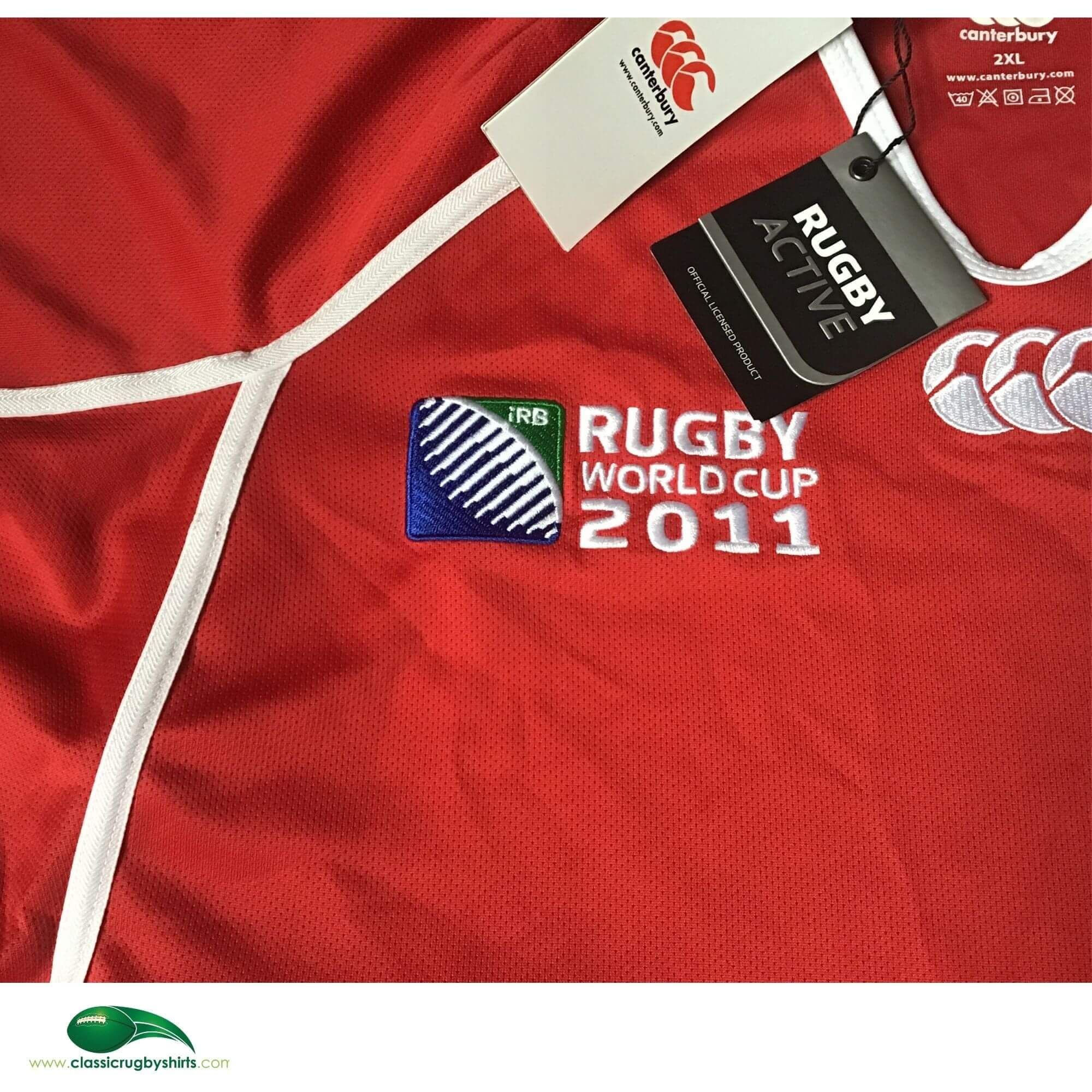 World Cup Rugby Shirts | 2011 Russia RWC Vintage Old Jerseys