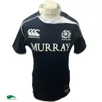 2011 Scotland Dan Parks Match Worn Vintage Rugby Shirt - Canterbury - Adults XL