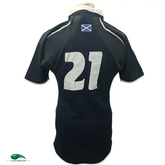 2011 Scotland Dan Parks Match Worn Vintage Rugby Shirt - Canterbury - Adults XL