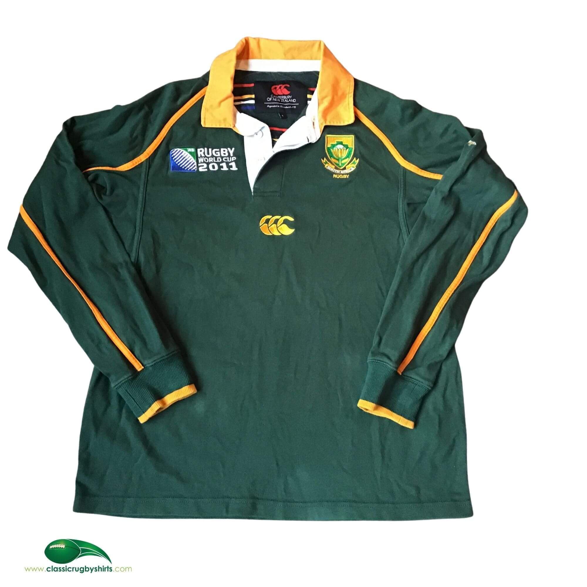 World Rugby Shirts | 2011 South Africa Vintage Old Jerseys