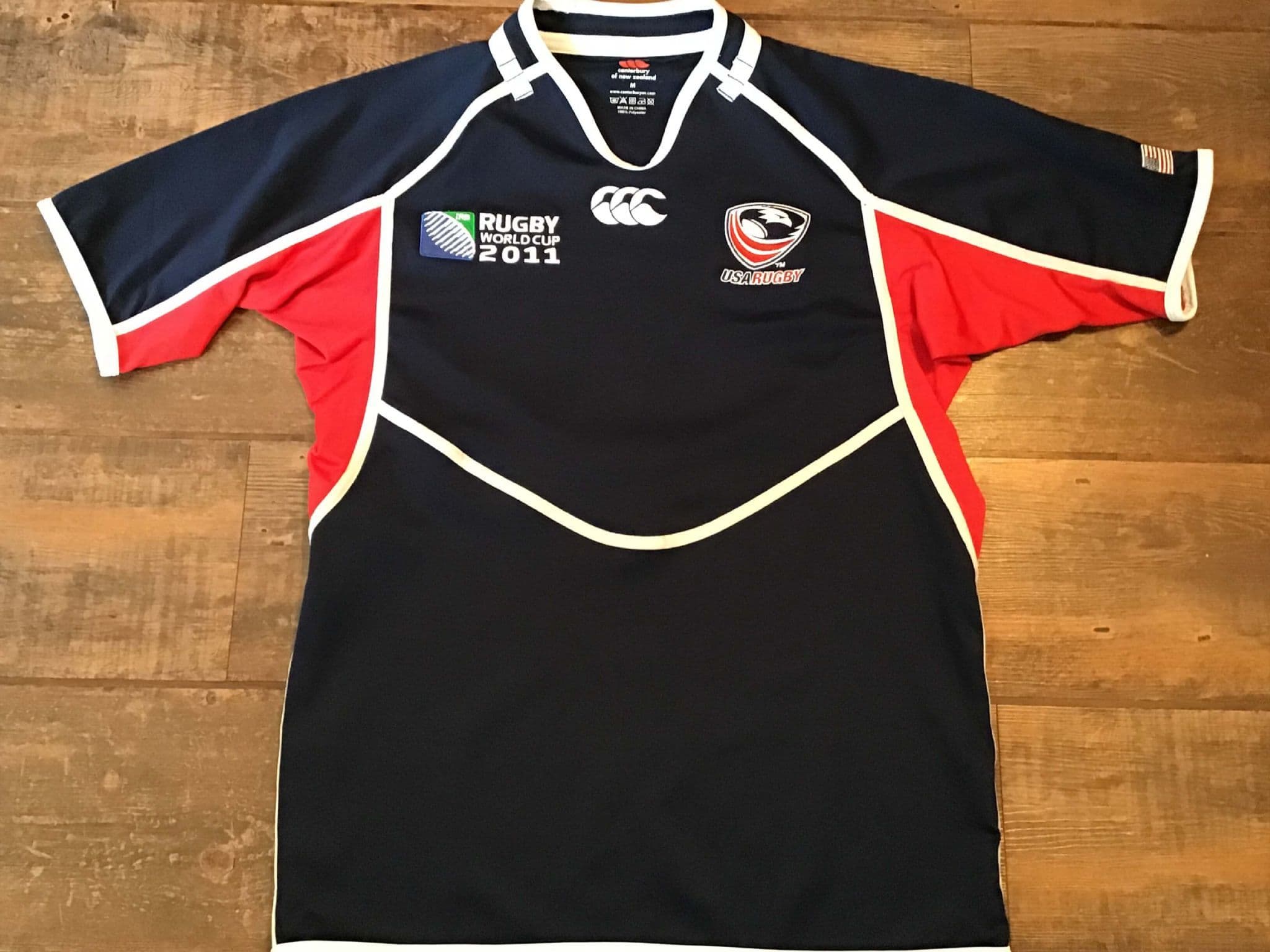 CANTERBURY - 【CANTERBURY】2011 RWC アメリカ代表 ラガーシャツA-3440 CANTERBURY】2011 RWC アメリカ代表 ラガーシャツA-3440