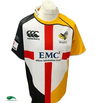 2011 Wasps St Georges Day Rugby Union Shirt XL