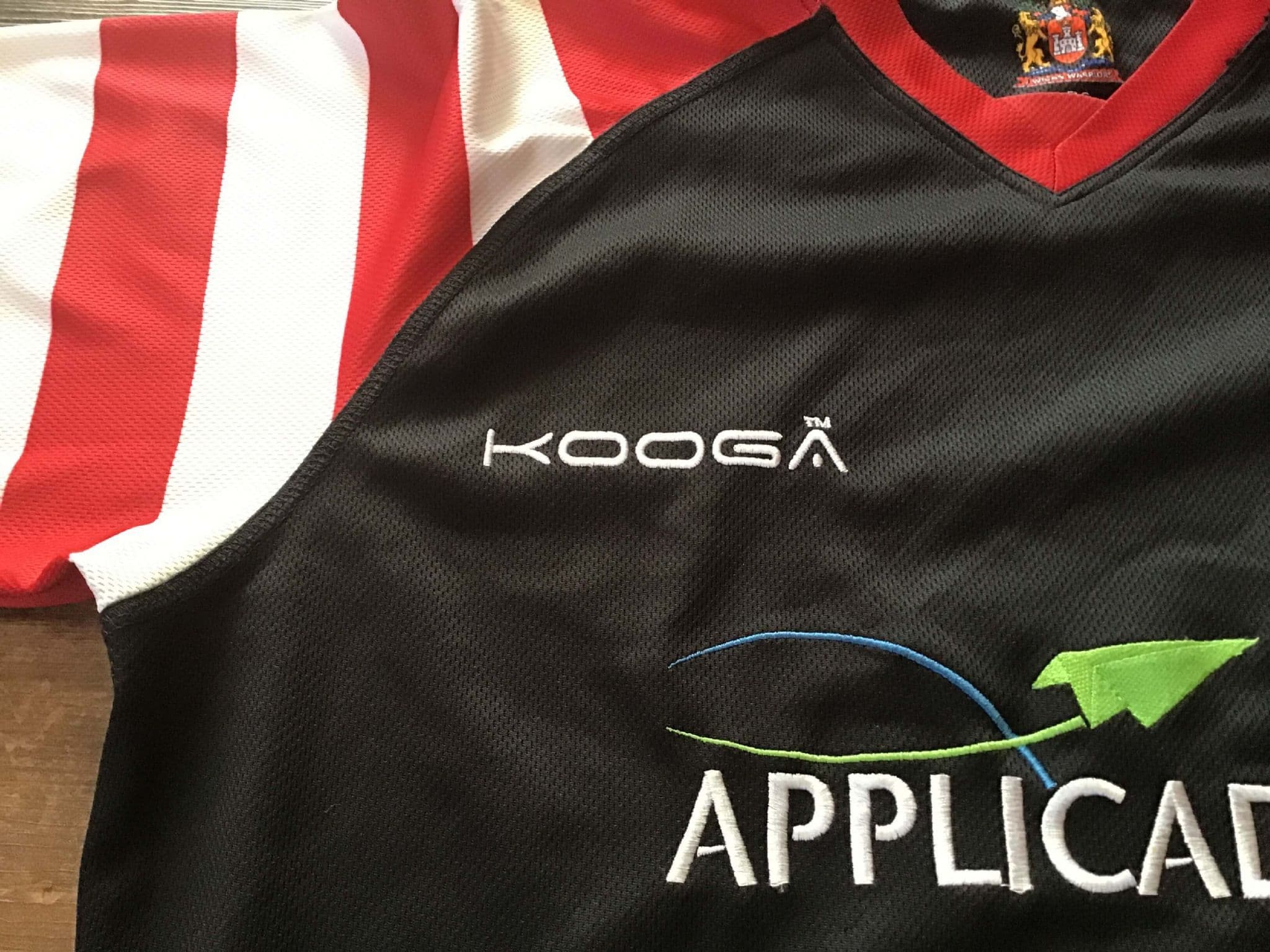 Maillot De Match Officiel Vintage KOOGA - Wigan Rugby League - Taille XXL - Occasion