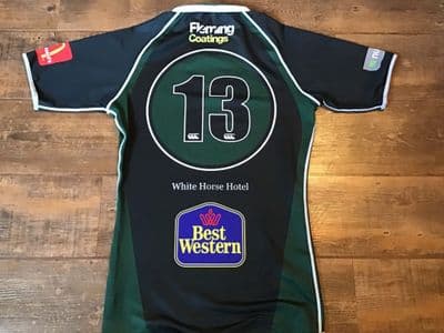 2012 2013 City of Derry No 13 Match Rugby Union Shirt Large