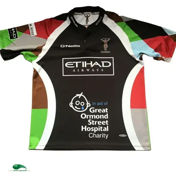 Classic Rugby Shirts | 2012 Harlequins Vintage Big Game 5 Old Jerseys