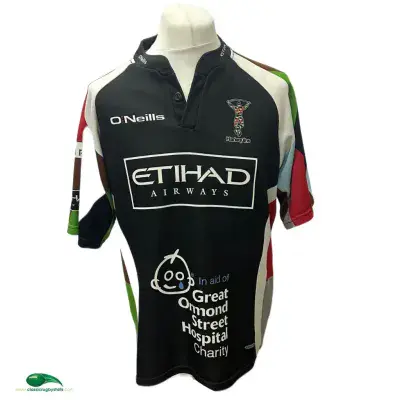 2012 2013 Harlequins Big Game 5 Rugby Union Shirt XL