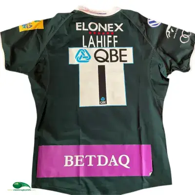 2012 2013 London Irish Lahiff Players Rugby Shirt 3XL