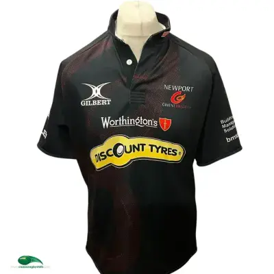 2012 2013 Newport Gwent Dragons Rugby Shirt Large
