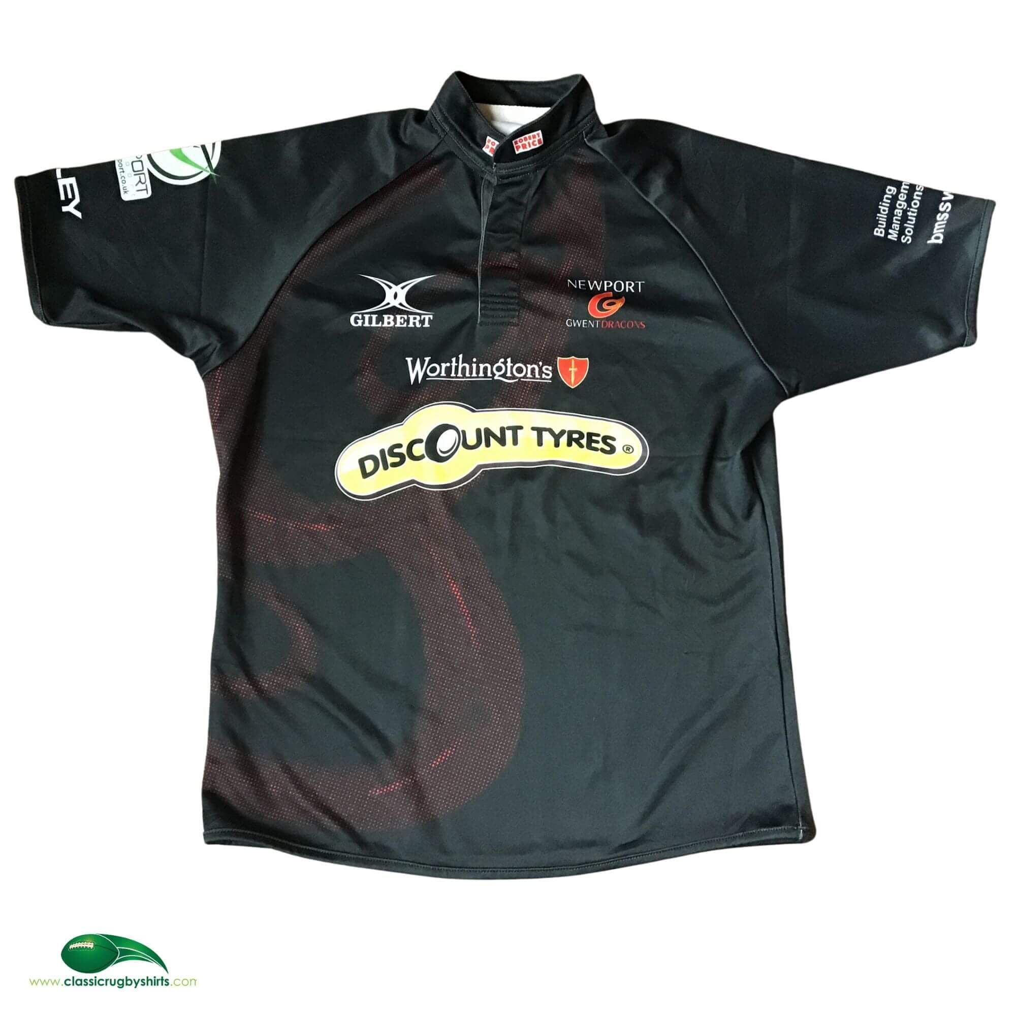 NEWPORT GWENT DRAGONS HOME 2015/16 Guinness Pro 12 GILBERT L