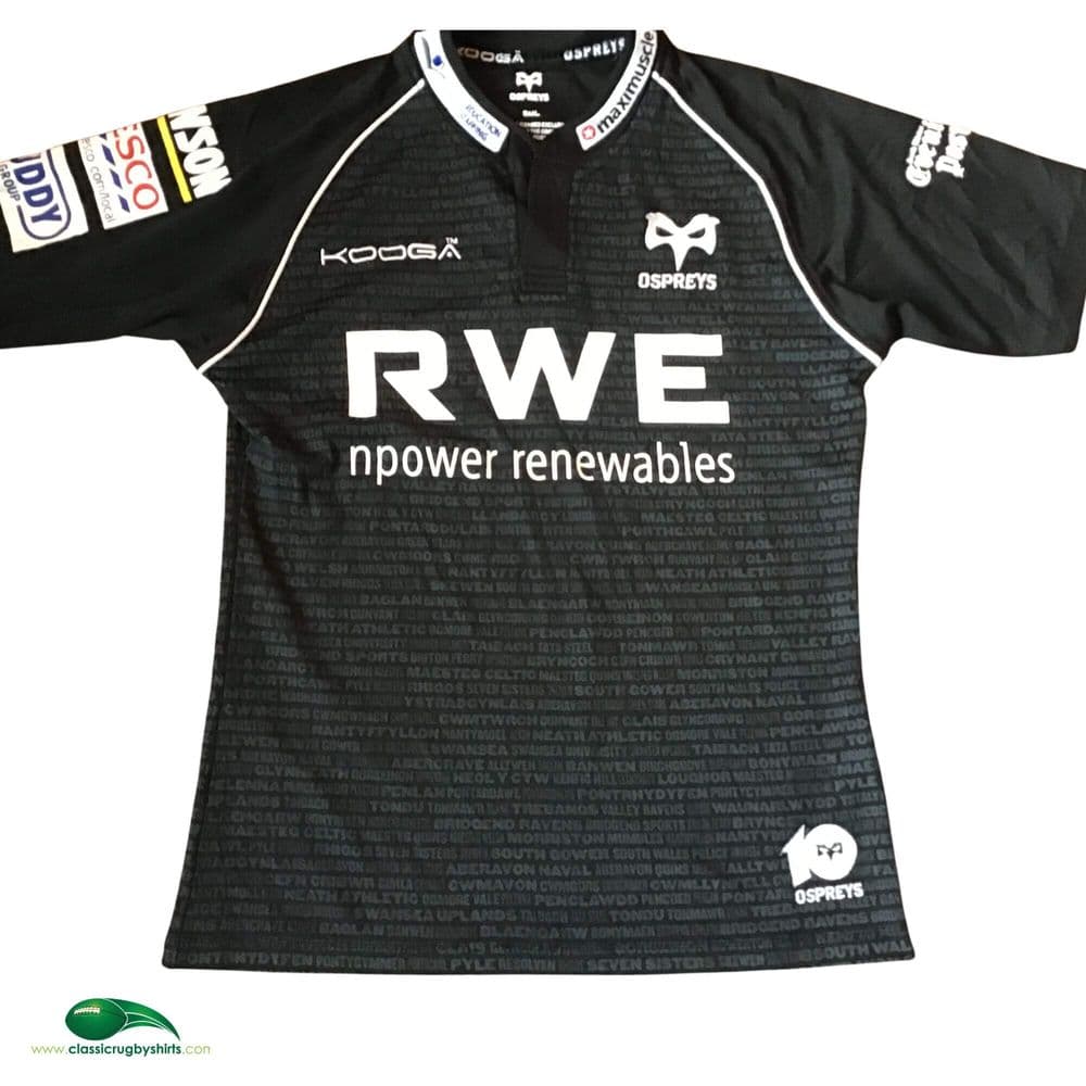 Classic Rugby Shirts | 2012 Ospreys Vintage Old Jerseys