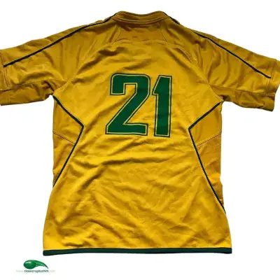 2012 Australia No 21 Player Issue v Wales Rugby Union Shirt XL