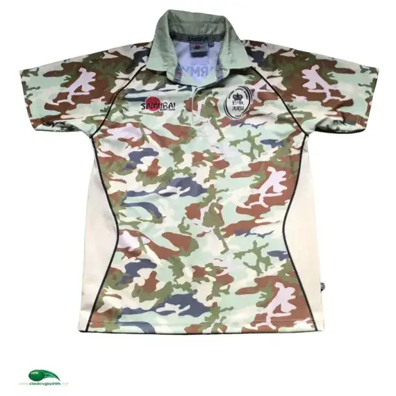 Services Rugby Shirts | 2012 British Army Camo Vintage Old Jerseys