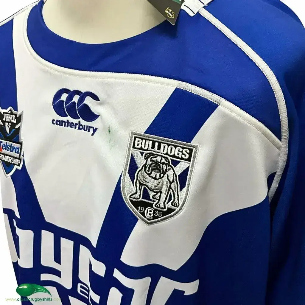 2012 Canterbury Bankstown Bulldogs Rugby Shirt | Old Official