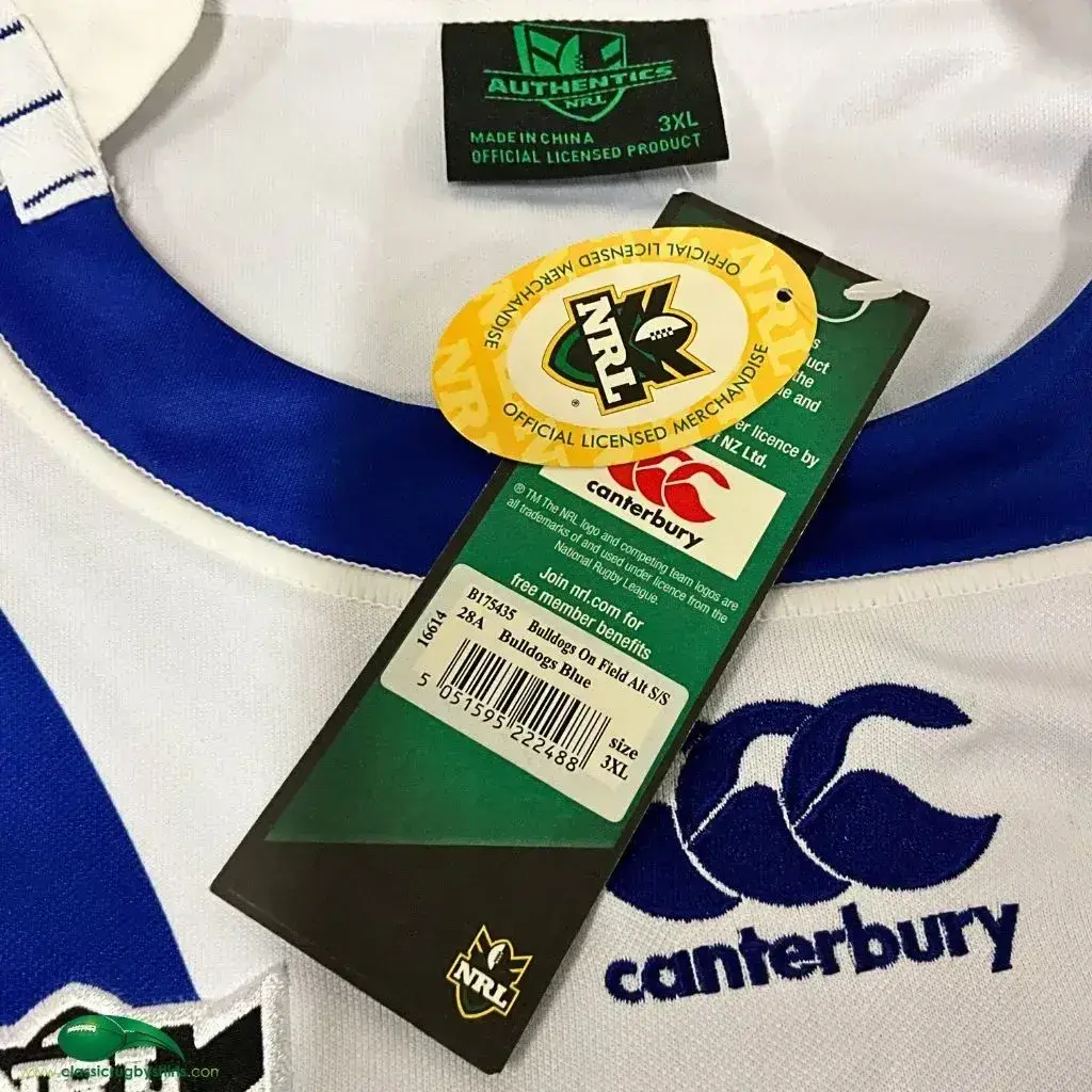 2012 Canterbury Bankstown Bulldogs Rugby Shirt | Old Official