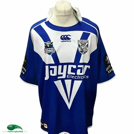 2012 Canterbury Bankstown Bulldogs Rugby Shirt | Old Official Canterbury Jersey