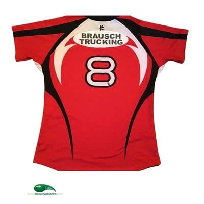 2012 Counties Manukau Steelers No 8 Match Rugby Union Shirt 3XL