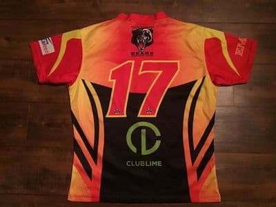 2012 Gungahlin Bulls No 17 Rugby League Shirt 2XL