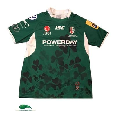 2012 London Irish St Patricks Party Rugby Union Shirt Large