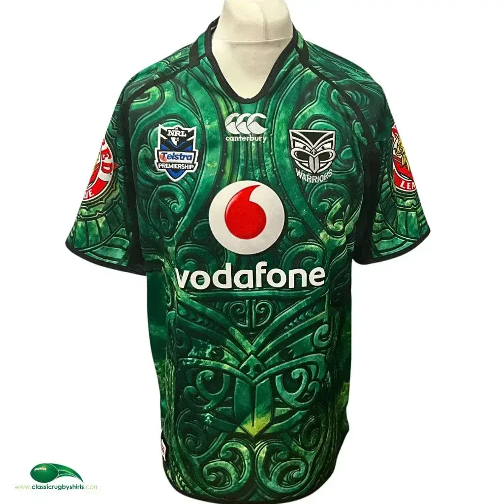2012 New Zealand Warriors Rugby Shirt | Official Canterbury Jersey