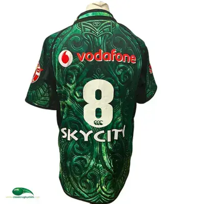 2012 New Zealand Warriors No 8 Rugby League Heritage Shirt XL