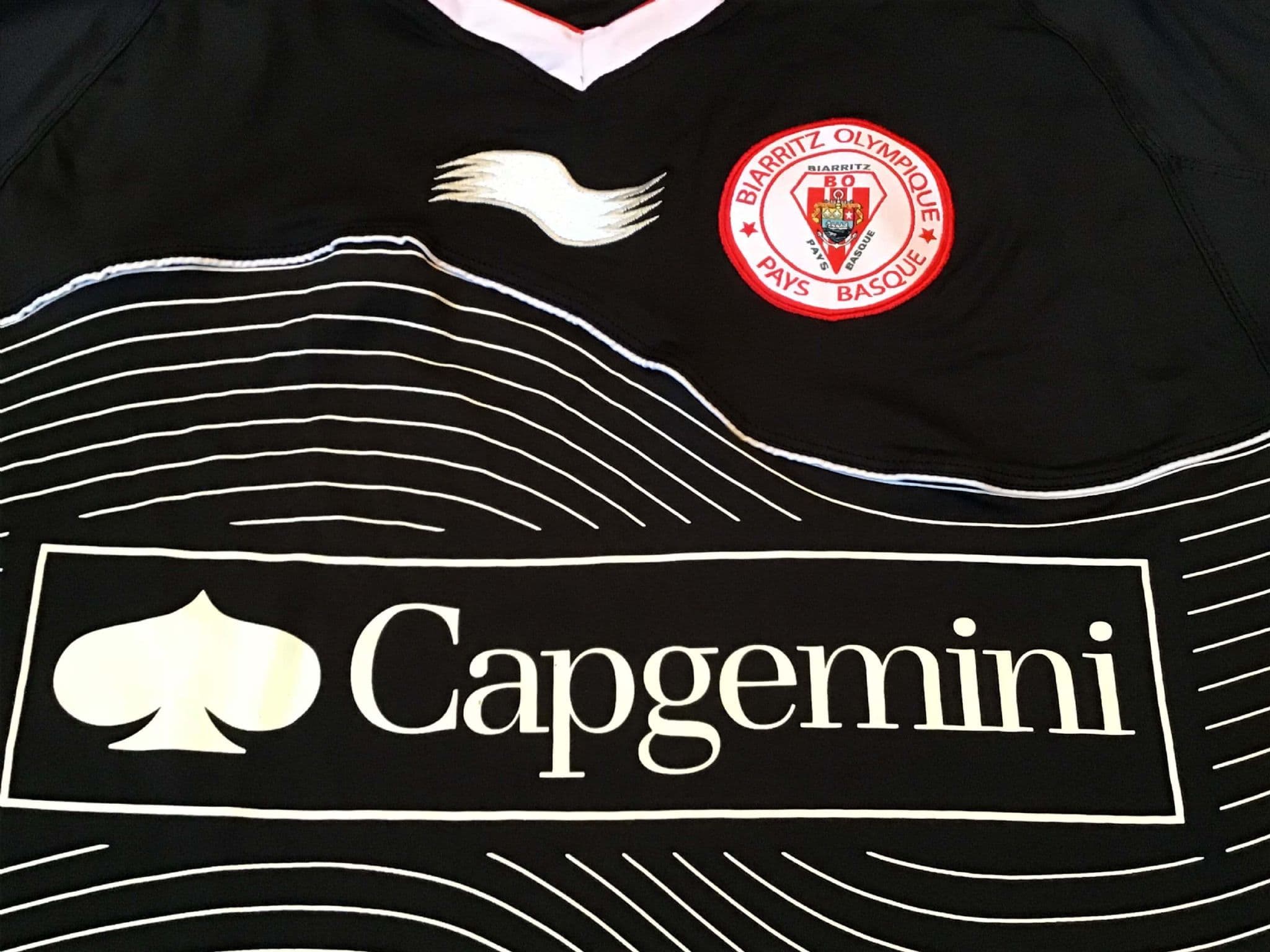 Maillot De Rugby Biarritz Olympique Extérieur 2013/14 - Homme Taille L - Burrda