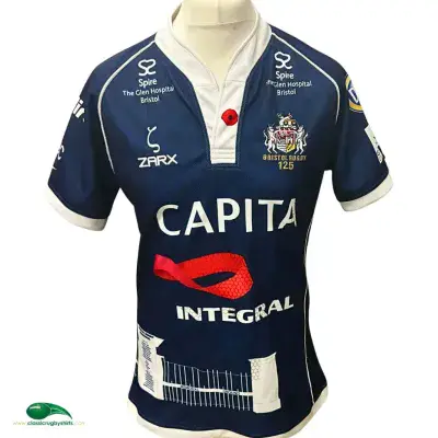 2013 2014 Bristol 125 Years Player Issue Rugby Shirt 2XL