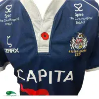 2013/14 Bristol Rugby Shirt - Old Vintage Jerseys