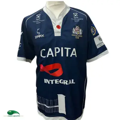 2013 2014 Bristol 125 Years Rugby Union Home Shirt 3XL XL