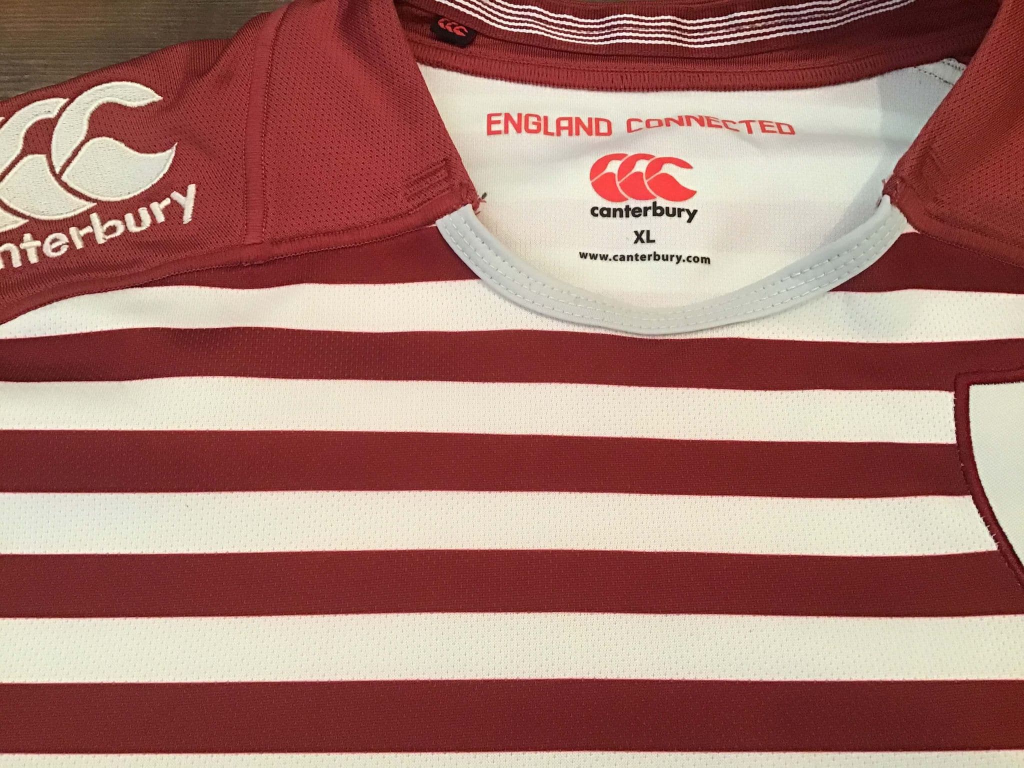 Maillot Angleterre Rugby 2013 – Player Issue – Taille M – Canterbury – Blanc