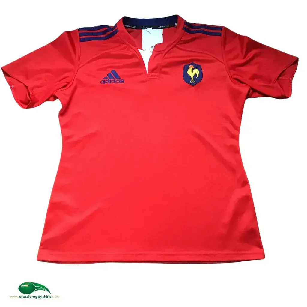Maillot Rugby Adidas XV De France 2013 Taille L + 1 Maillot Mystère Gratuit