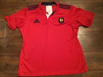 2013 2014 France Player Issue Rugby Union Training Shirt 3XL