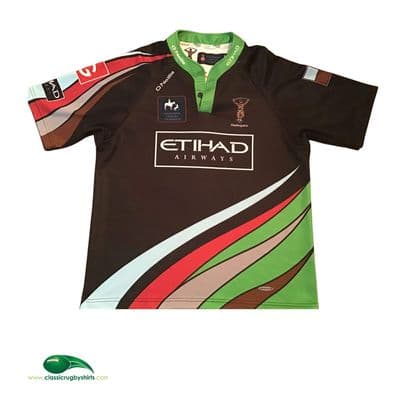 2013 2014 Harlequins Big Game 6 Rugby Union Shirt Large