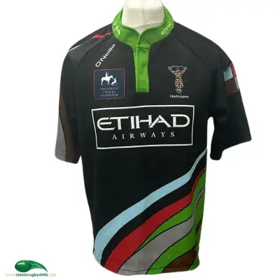 2013 2014 Harlequins Big Game 6 Rugby Union Shirt Medium